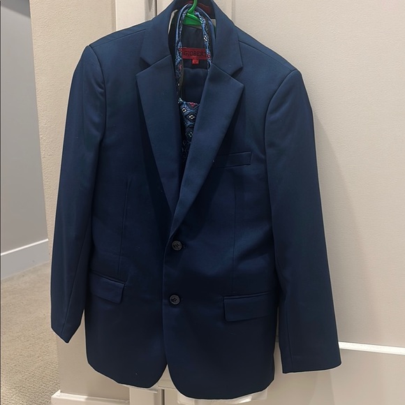 Boys 6 piece navy suit. Size 12. Only worn once. - Picture 2 of 13